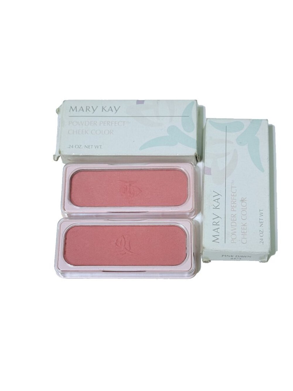 2 Mary Kay Powder Perfect Cheek Color Blush Pink Dawn # 4473 New Discontinued
